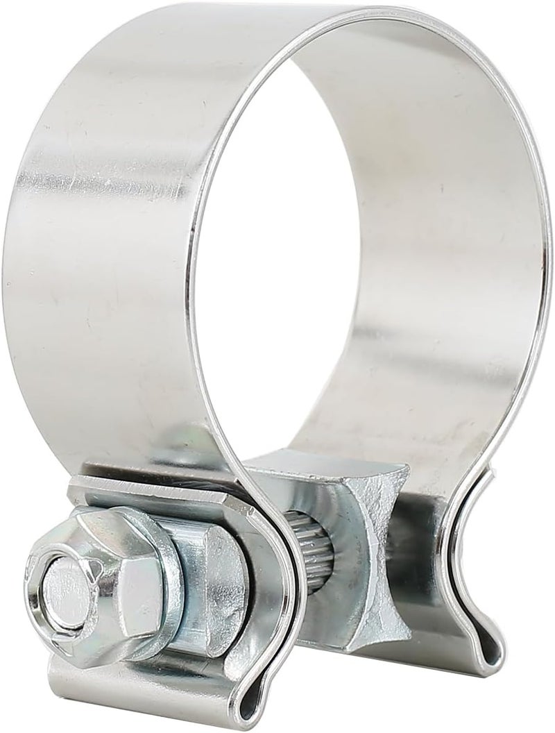 eLifecenter Emotor Stainless 3 Inch Narrow Band Exhaust Seal Clamp for OD 3" Exhaust Pipes/Muffler/Tips - Image 1